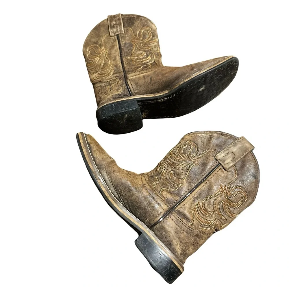 Smoky Mountain Boot Brown Leather Cowgirl Boots Size 12 Western Country Rodeo